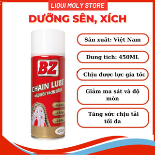 Chai xịt dưỡng sên bz chainlube 450ml