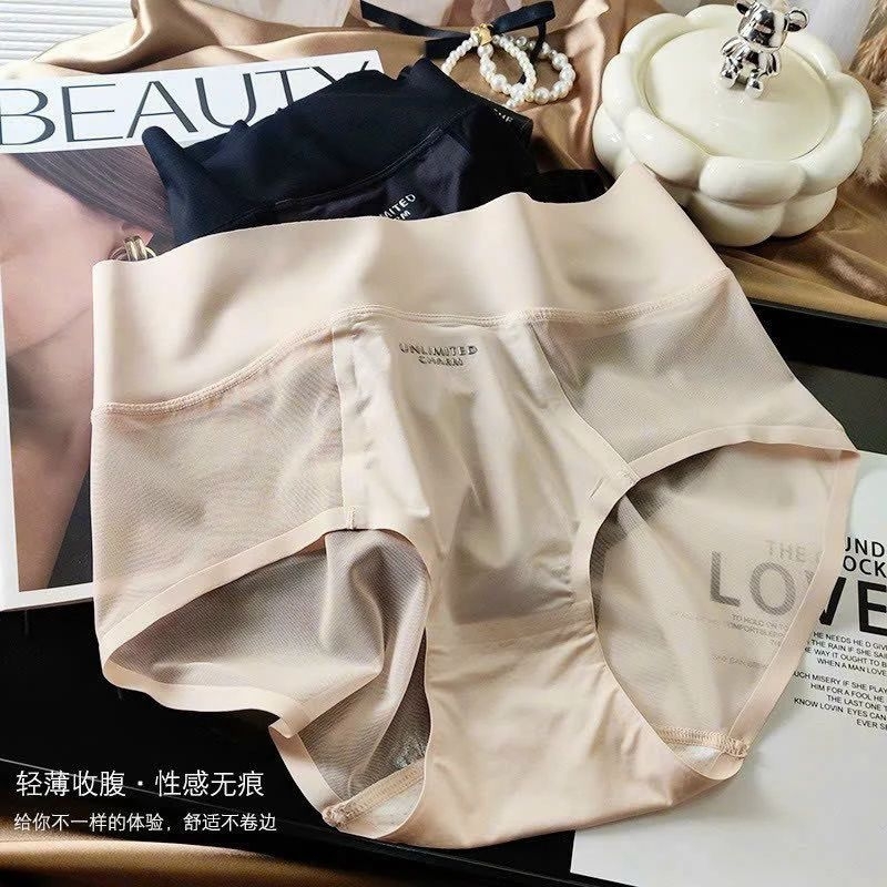 Quần lót nữ lụa cao cấp cạp cao mềm mịn thoáng mát big size