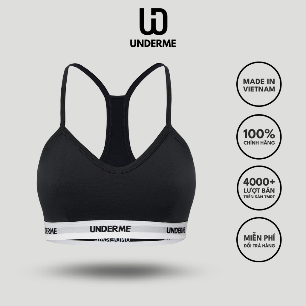 Áo ngực nữ Cotton cao cấp UNDERME kiểu dáng bikini năng động mặc hàng ngày - UDM010