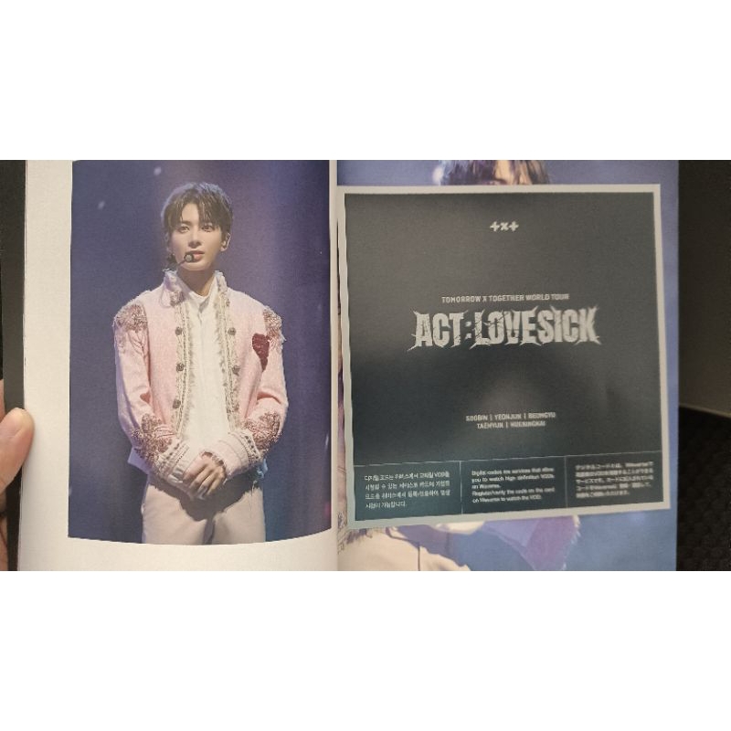 Photobook kèm outbox act lovesick digital txt official chính hãng không defect