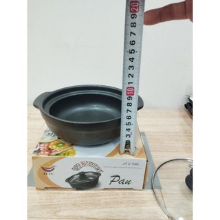 (HCM) Nồi đất 6 inch nắp kiếng (18.5 x 16.5 x 6cm)