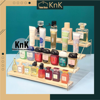  2-7 tầng Kệ trưng bày bằng gỗ kệ để mô hình mini kệ để nước hoa Kệ trang trí Giá đỡ kệ bậc thang để bàn trang trí bánh 