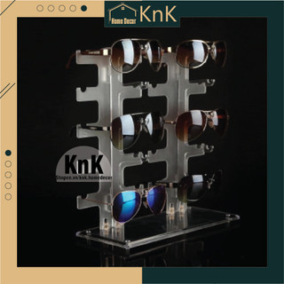 [Có sẵn] GIÁ TREO MẮT KÍNH - KỆ KÍNH 5 TẦNG ĐÔI TREO ĐƯỢC 10 KÍNH