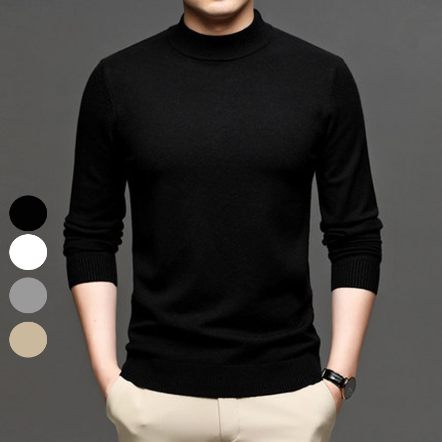 Áo Len Nam Cổ Tròn 3 Phân hàng cao cấp chất liệu mềm mịn