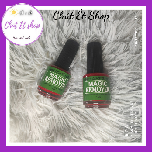 Nước Ủ tháo Phá Gel Sơn Phá gel Magic Remover đỏ 15ml