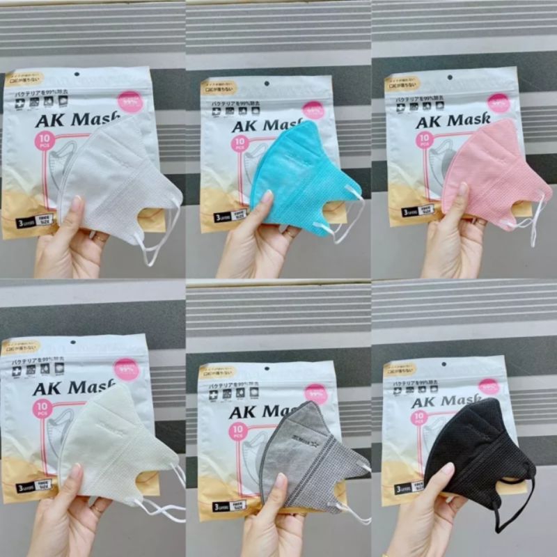 Túi 10 chiếc khẩu trang 5D