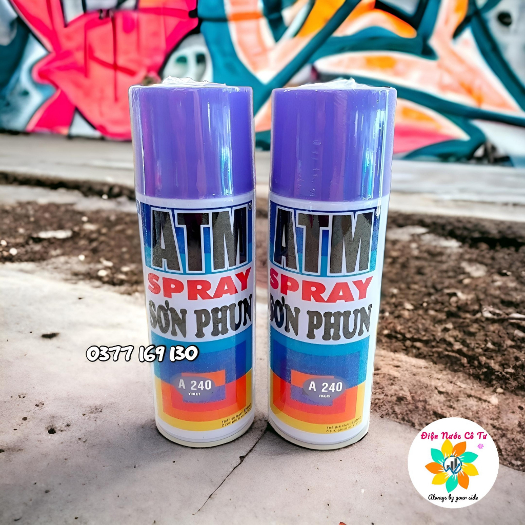Sơn xịt ATM Spray màu Tím (Purple) A240