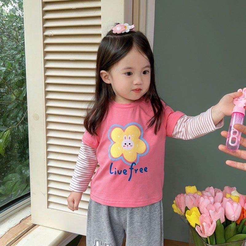Lyvyshop - (Cotton SG chính phẩm) Áo dài phối tay siêu dễ thương cho bé gái từ 09-28kg