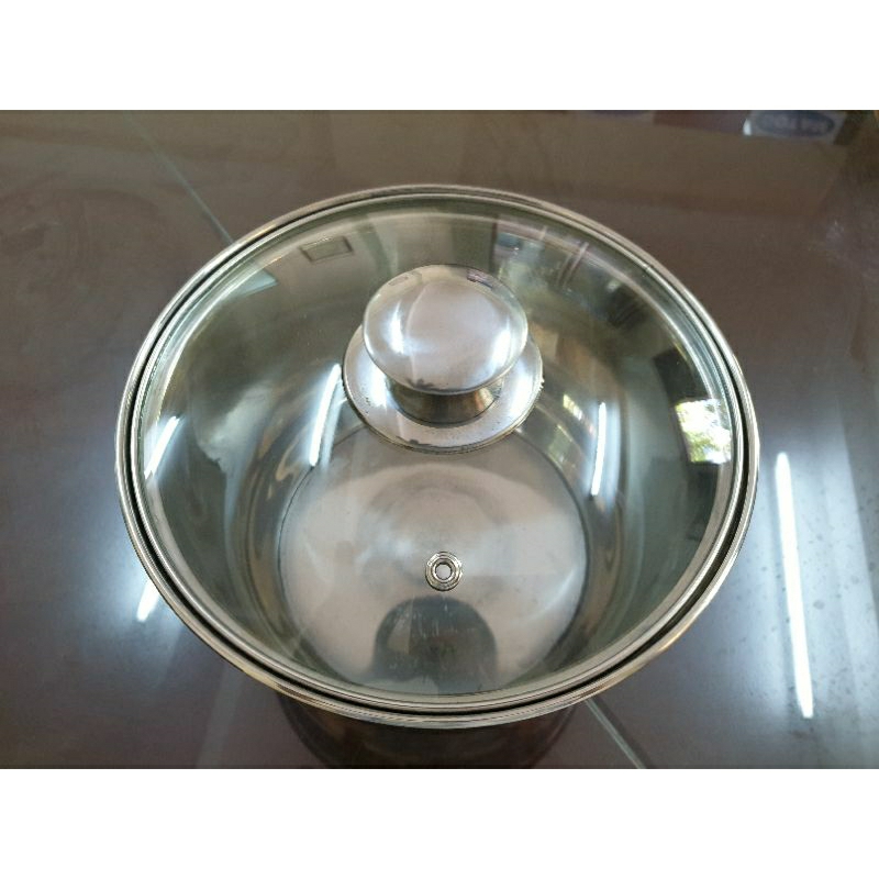 Nắp nồi kính cường lực 4mm 14cm 16cm 18cm 20cm 22cm 24cm 26cm 28cm 30cm 32cm - Nắp 1G - Dùng cho nồi có rãnh gờ