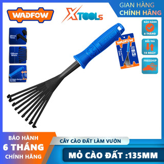 Cây cào xới đất làm vườn WADFOW WWK1109 | dụng cụ xới đất chiều dài 380mm, chất thép không gỉ, tay cầm bọc nhựa