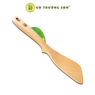 Sạn Gỗ Xéo 13 - Sạn Xào Có Đế Chân Chống Mũi Không Chạm Đất ( 34 x 7.5 cm ) - Đồ Gỗ Nhà Bếp Thương Hiệu Trường Sơn