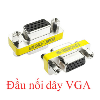 Đầu nối vga-vga, nối dài dây vga 2 đầu âm - Female to Female - Hàng chất lượng