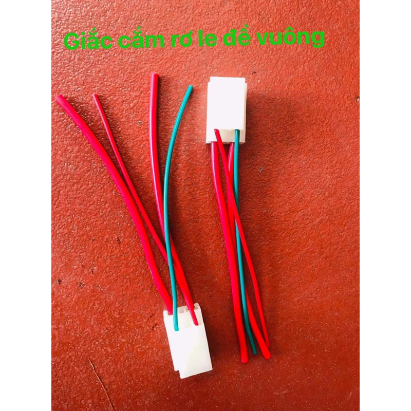 Giắc cắm rơ le đề vuông