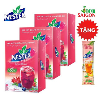 Combo 3 Hộp Trà Nestea Các Vị Trà sữa, Đào, Vải, Việt quất và Trà chanh