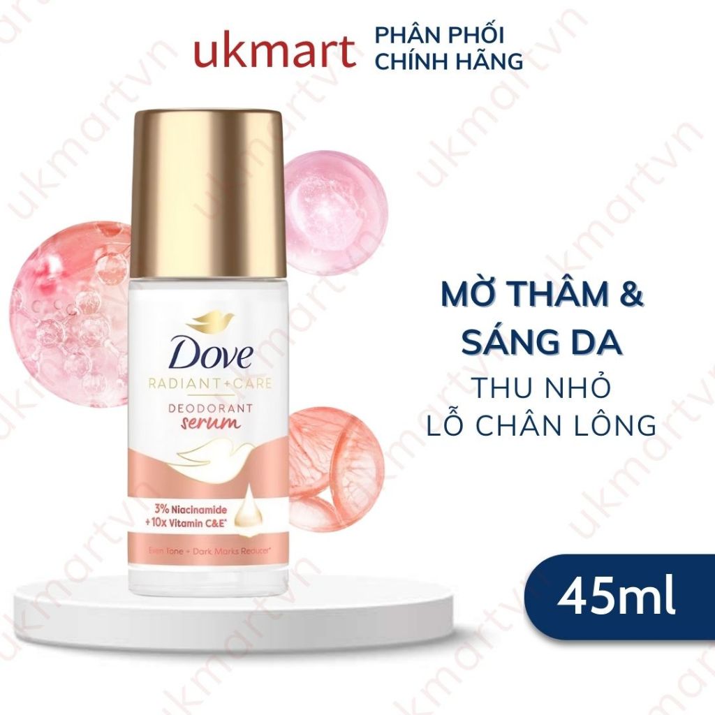 Kem Khử Mùi Dove Tinh Chất Serum Dưỡng Sáng 40ml