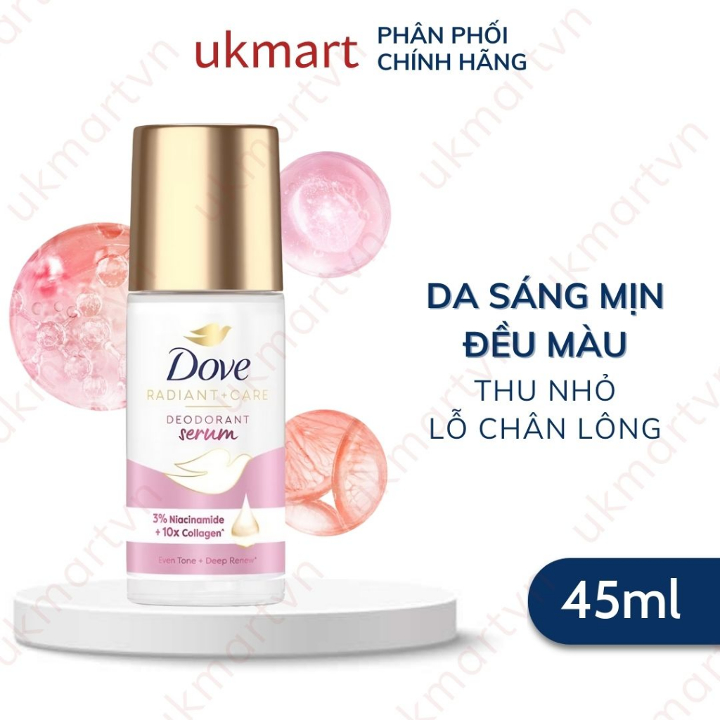 Kem Khử Mùi Dove Tinh Chất Serum Dưỡng Sáng 40ml