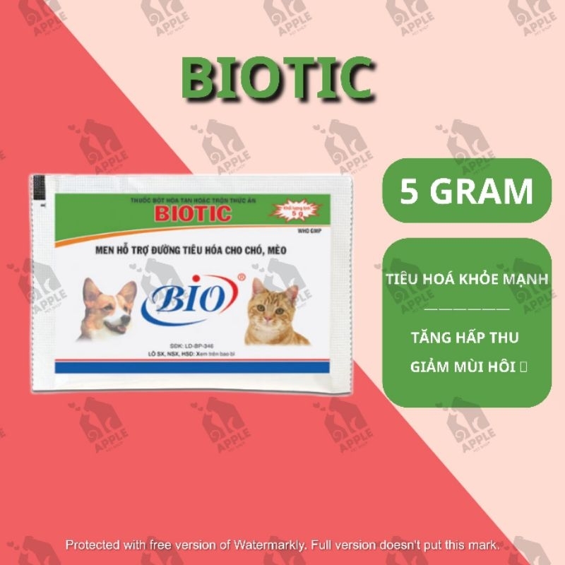 Men tiêu hóa cho chó mèo