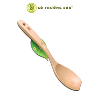 Muỗng Múc Canh Rau Mũi Bằng - Vá Gỗ TL24 Kích Thước ( 30 x 7.5 cm ) - Đồ Gỗ Nhà Bép Thương Hiệu Trường Sơn
