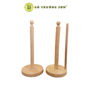 Trụ Khăn Giấy Gỗ Cao Su - Đồ Gỗ Nhà Bếp Thương Hiệu Trường Sơn