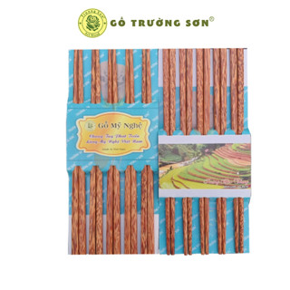 10 Đôi Đũa Dừa Loại 1 Đầu Vuông - Đồ Gỗ Nhà Bếp Thương Hiệu Trường Sơn