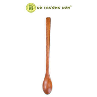 Muỗng Gỗ Xà Cừ Búp Sen Lớn Dài 20 cm - Đồ Gỗ Nhà Bếp Thương Hiệu Trường Sơn (05 Cái/ Hộp)