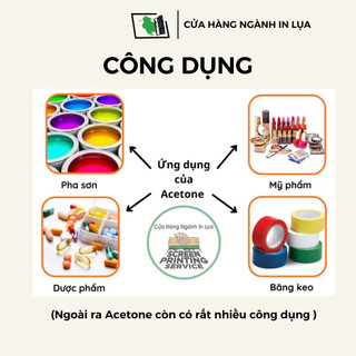 Aceton nước rửa mạch main điện tử