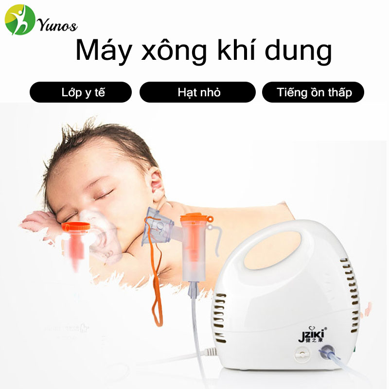 Yunos Máy Xông Mũi Họng Cao Cấp Cho Bé Công Nghệ Nhật Bản - Máy Khí Dung Xông Mũi Họng Cầm Tay Giúp Vệ Sinh Mũi Họng