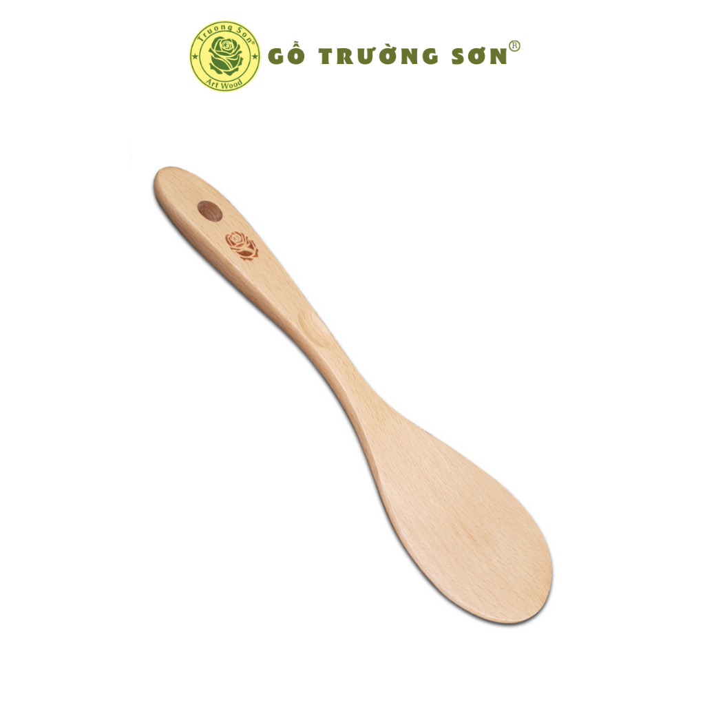 Muỗng Xới Cơm - Vá Gỗ TL20 Kích Thước (24x7x1.5) - Đồ Gia Dụng Nhà Bếp Gỗ Thương Hiệu Trường Sơn