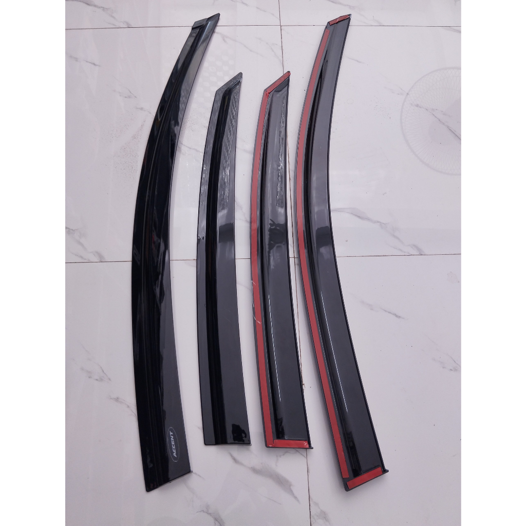 Vè che mưa xe HYUNDAI ACCENT 2018-2023 NHỰA ĐEN hàng cao cấp