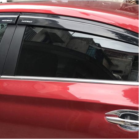 Vè che mưa xe HYUNDAI ACCENT 2018-2023 NHỰA ĐEN hàng cao cấp