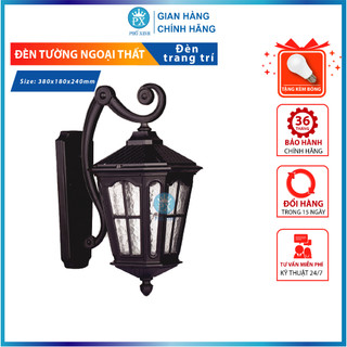 Đèn tường cột cổng ngoài hiên, đèn tường trụ cổng, đèn vách tường ngoài trời - đèn gắn tường mái hiên