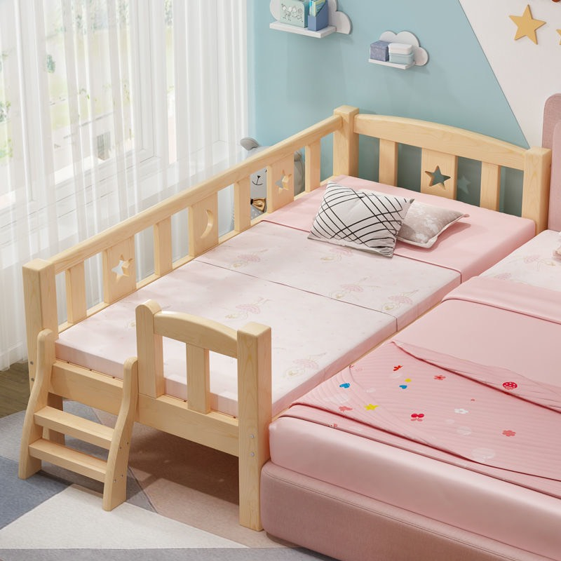 Giường cho bé ,giường gỗ cho bé ghép với giường bố mẹ cỡ đại 200x100CM