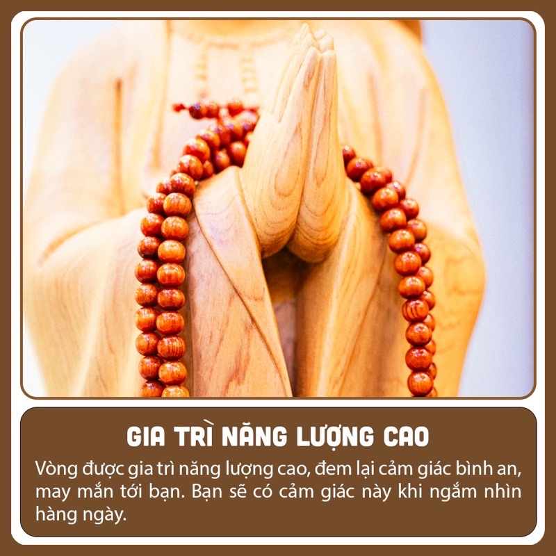 Vòng Gỗ Huyết Long 108 Hạt 6mm , 8mm , vòng tay gỗ huyết rồng đem may mắn bình an