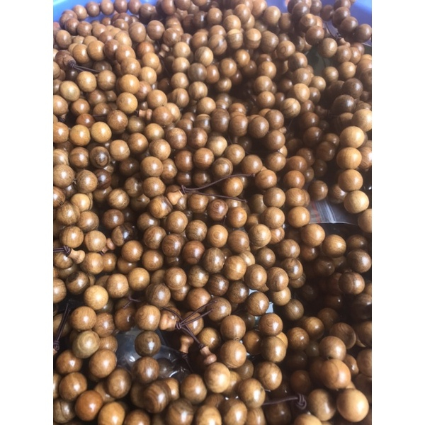 Vòng Tay Chuỗi Hạt Gỗ Bách Xanh Cao Cấp Dành Cho Nam Nữ . size 12-16 li