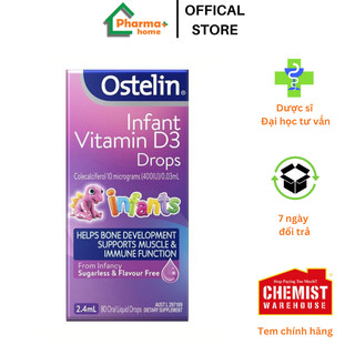 Ostelin vitamin d3 drops cho trẻ từ sơ sinh, 2.4ml