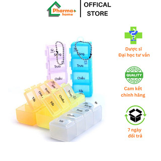 Khay chia liều thuốc 4 ngăn tiện lợi
