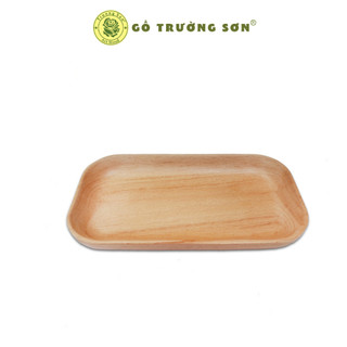 Khay Gỗ Hình Chữ Nhật Có Chân Đế Dài 18 Cm TL71 - Đồ Gỗ Nhà Bếp Thương Hiệu Trường Sơn