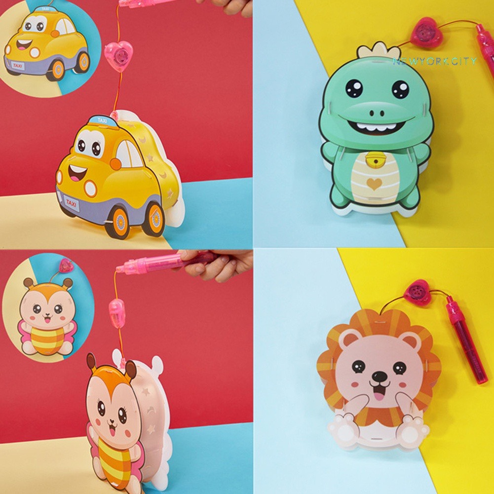 Đèn lồng trung thu nhựa ghép 2 mảnh có nhạc - Miwako