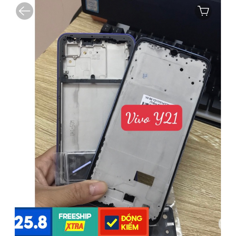 Vỏ bộ và xương máy Vivo Y21/ Y21S chuyên lắp dựng máy, thay thế khi bị vỡ hỏng