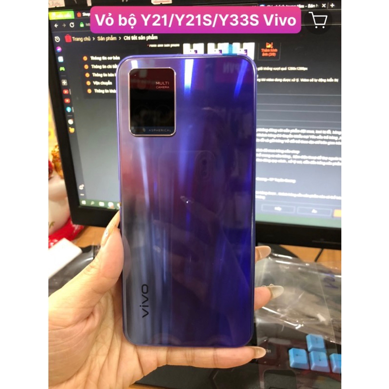 Vỏ bộ và xương máy Vivo Y21/ Y21S chuyên lắp dựng máy, thay thế khi bị vỡ hỏng