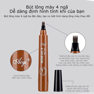 Bút kẻ mày Phẩy sợi 4D