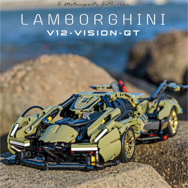 Đồ chơi lắp ráp Lego siêu xe LAMBORGHINI V12 GT tỉ lệ 1:14 với hơn 1039 PCS