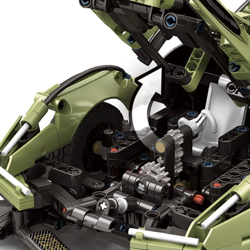 Đồ chơi lắp ráp Lego siêu xe LAMBORGHINI V12 GT tỉ lệ 1:14 với hơn 1039 PCS