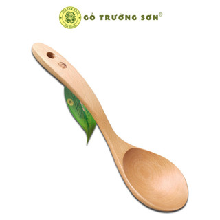 Vá canh gỗ beech - vá múc canh rau size vừa - đồ dùng nhà bếp bằng gỗ thương hiệu trường sơn