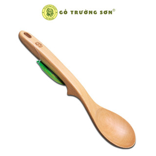 Muỗng Múc Canh Rau Oval Có Đế Chân - Vá Gỗ Oval 15  ( 32 x 7.5 cm ) - Đồ Gỗ Nhà Bếp Thương Hiệu Trường Sơn