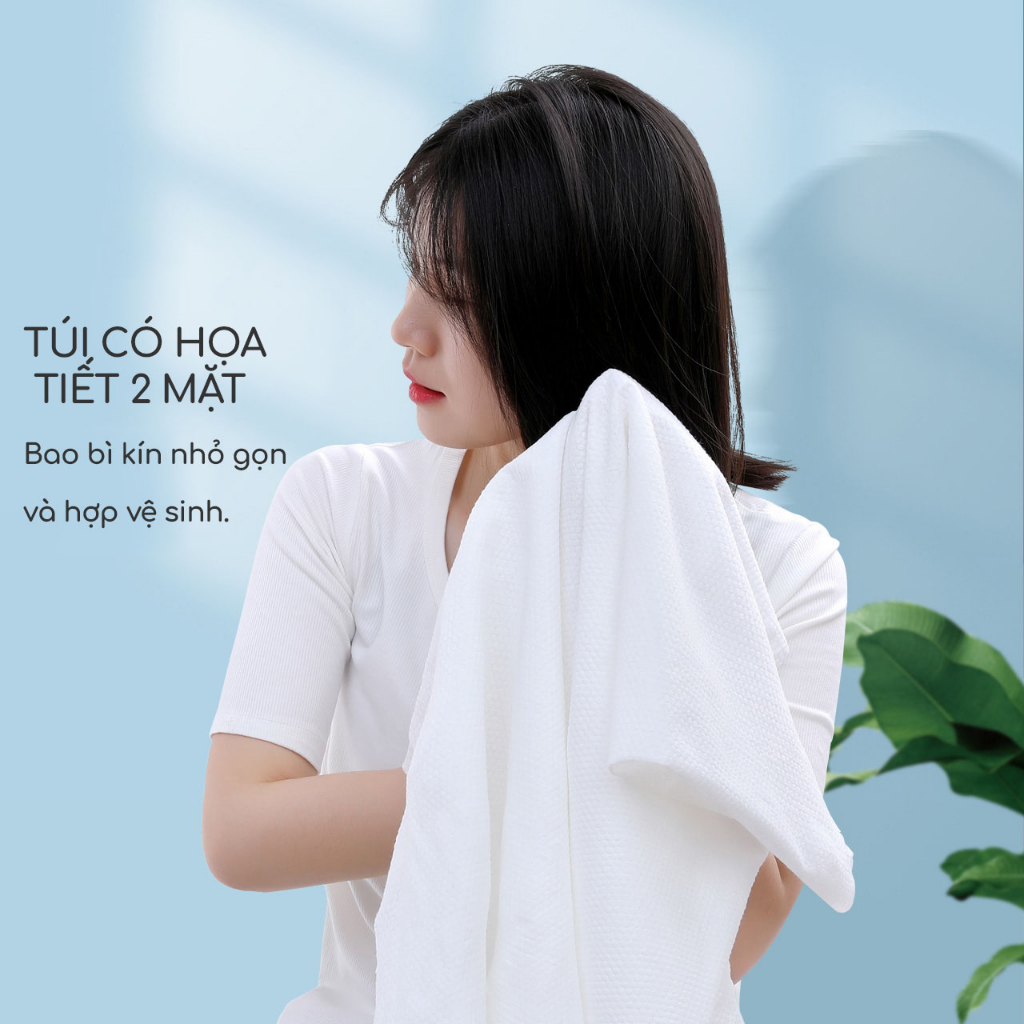 Khăn tắm nén du lịch dùng 1 một lần UKARE,khăn mặt vải không dệt cotton mềm mịn thấm hút nhanh, tái sử dụng nhiều lần