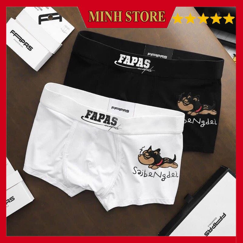 Quần Lót Nam Boxer Fapas In Hình Co Giãn Kháng Khuẩn SD11 - MINHSTORE