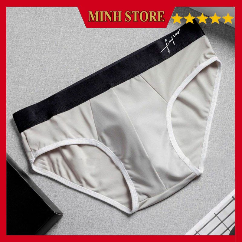 Quần Lót Nam Tam Giác FAPAS Cao Cấp Kháng Khuẩn Thun Lạnh Siêu Co Giãn SC07 - MINHSTORE