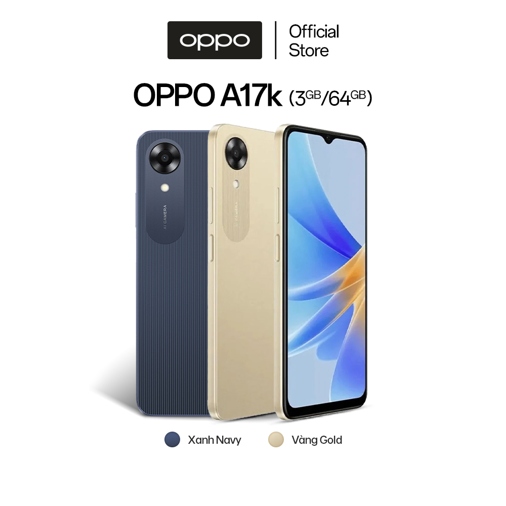 Điện thoại OPPO A17k - Hàng chính hãng