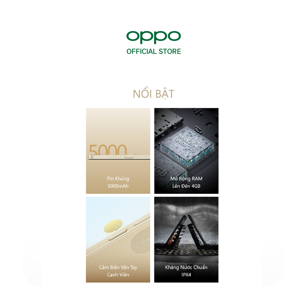 Điện thoại OPPO A17k - Hàng chính hãng